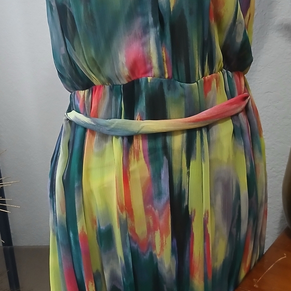 SIMPLY VERA WANG LADIES SUMMER MULTI-COLORED DRESS SIZE Small. - Picture 9 of 9